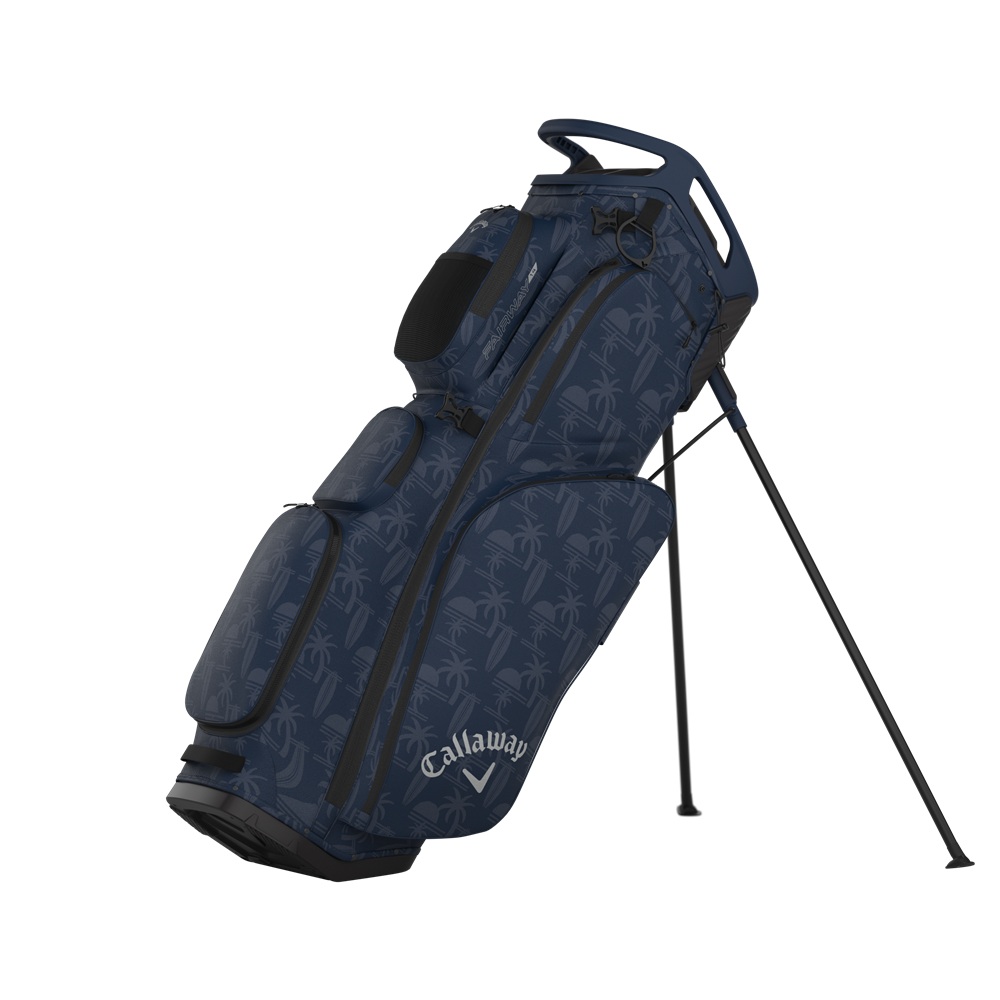 2026 Callaway Golf Fairway 14 Navy/Sunset Palms Stand Golf Bag for